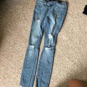 Hollister ripped jeans